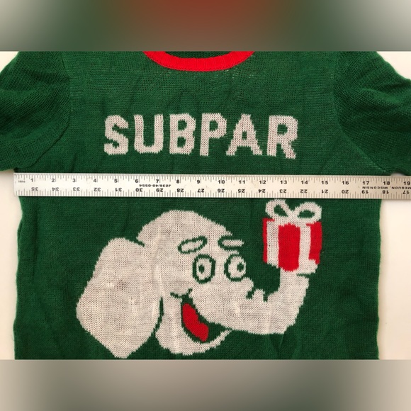 Ugly Christmas Sweater “Subpar Gift Giver” NEW - Picture 4 of 7